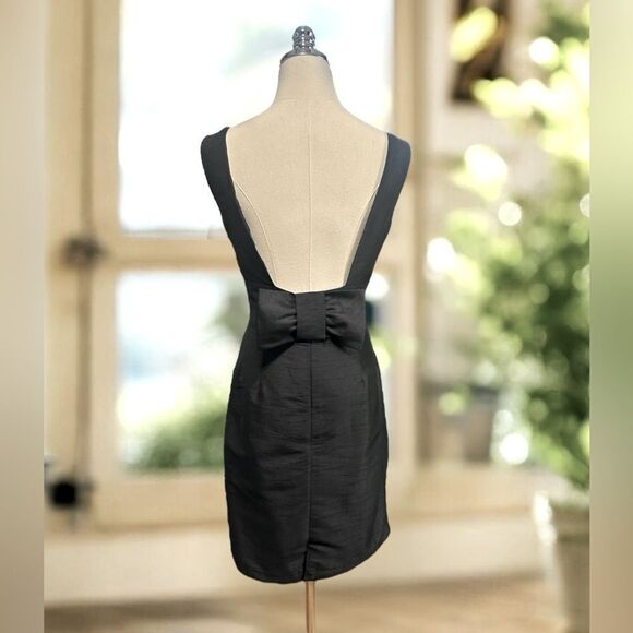🔥 Alfred Sung Bow Back Sheath Cocktail Dress Size 14 - Picture 4 of 16
